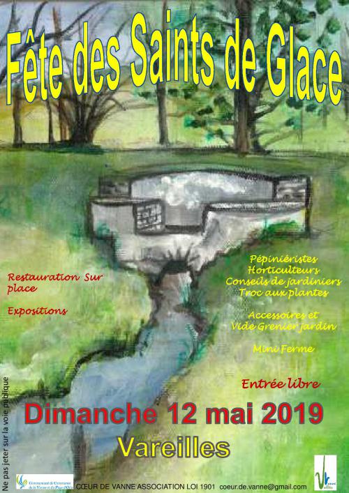 FETE DES SAINTS DE GLACE VAREILLES LE 12 MAI 2019