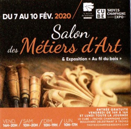 SALON DES METIERS D ART TROYES 7 AU 10 FEVRIER