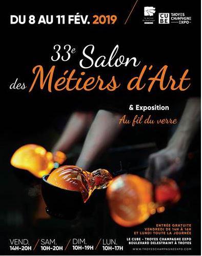 33ème Salon des Artisans d'Art de TROYES du 8 au 11 février