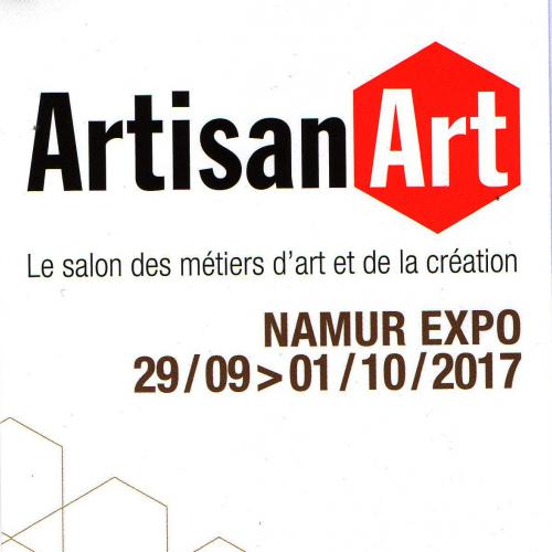 ARTISAN' ART NAMUR  du 29 septembre au 01 octobre  2017