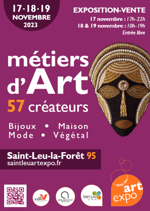 METIERS D'ART DE SAINT LEU 17 au 19 novembre