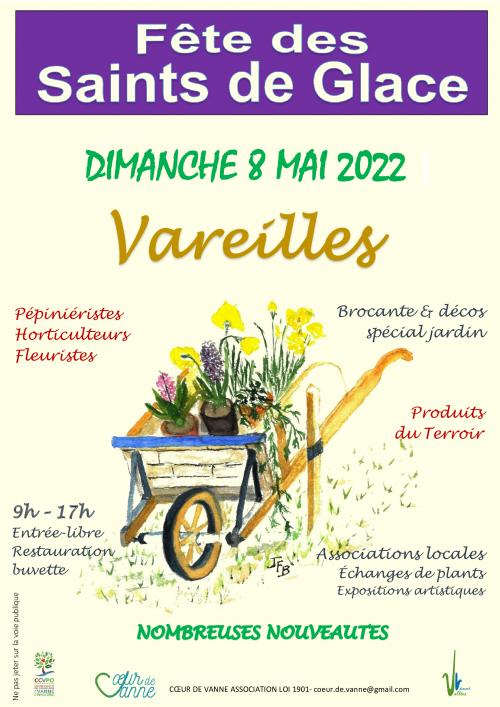 FETE DES SAINTS DE GLACE VAREILLES (89) le 8 mai 2022