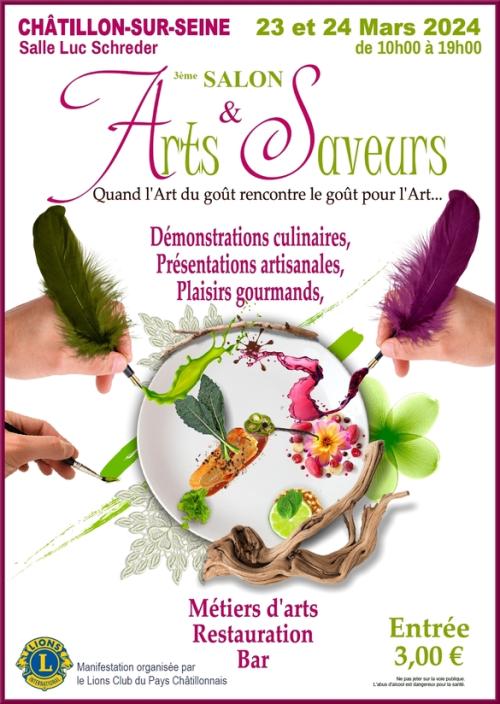 3ème Salon Arts & Saveurs à Châtillon-sur-Seine les 23 et 24 Mars