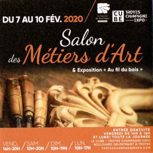 SALON DES METIERS D ART TROYES 7 AU 10 FEVRIER