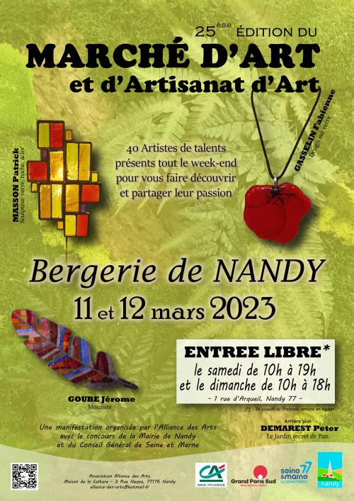 Marche des arts de Nandy (77) les 11 et 12 mars