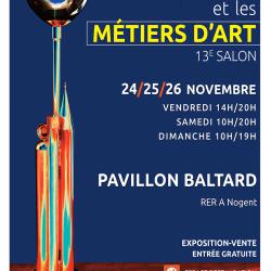 13 ème Salon des Metiers d'Art NOGENT SUR MARNE  du 24 au 26 novembre